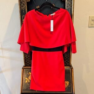 Alice + Olivia Vibrant Red Mini Dress
